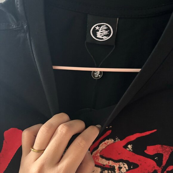 Hellstar Black Logo Open Your Eye Tee - Picture 6 of 7